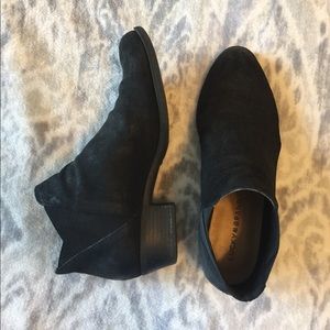 Lucky Brand Black Leather Booties Women’s 9